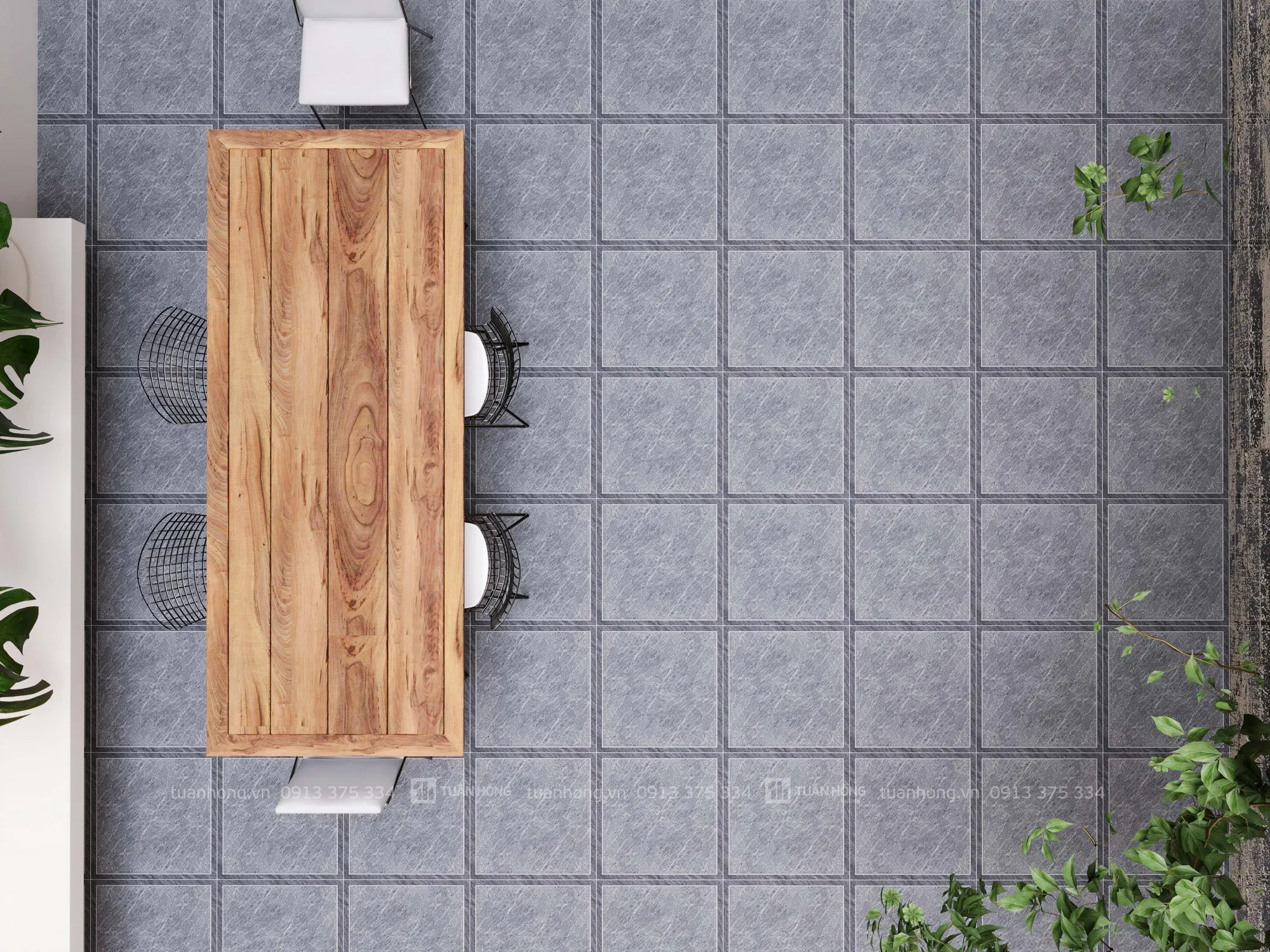 Gạch lát sân vườn M506 - Ảnh 4