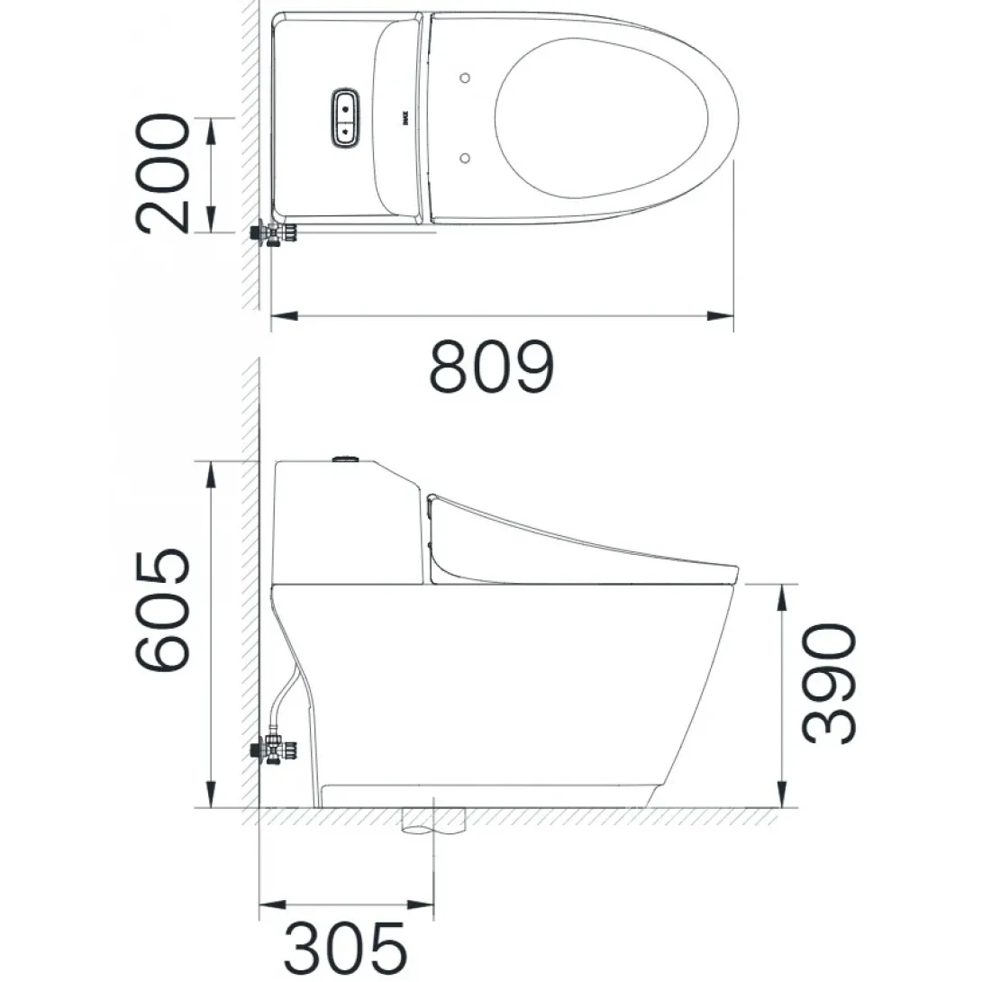 Bồn cầu một khối Inax AC - 1032VN - Ảnh 2