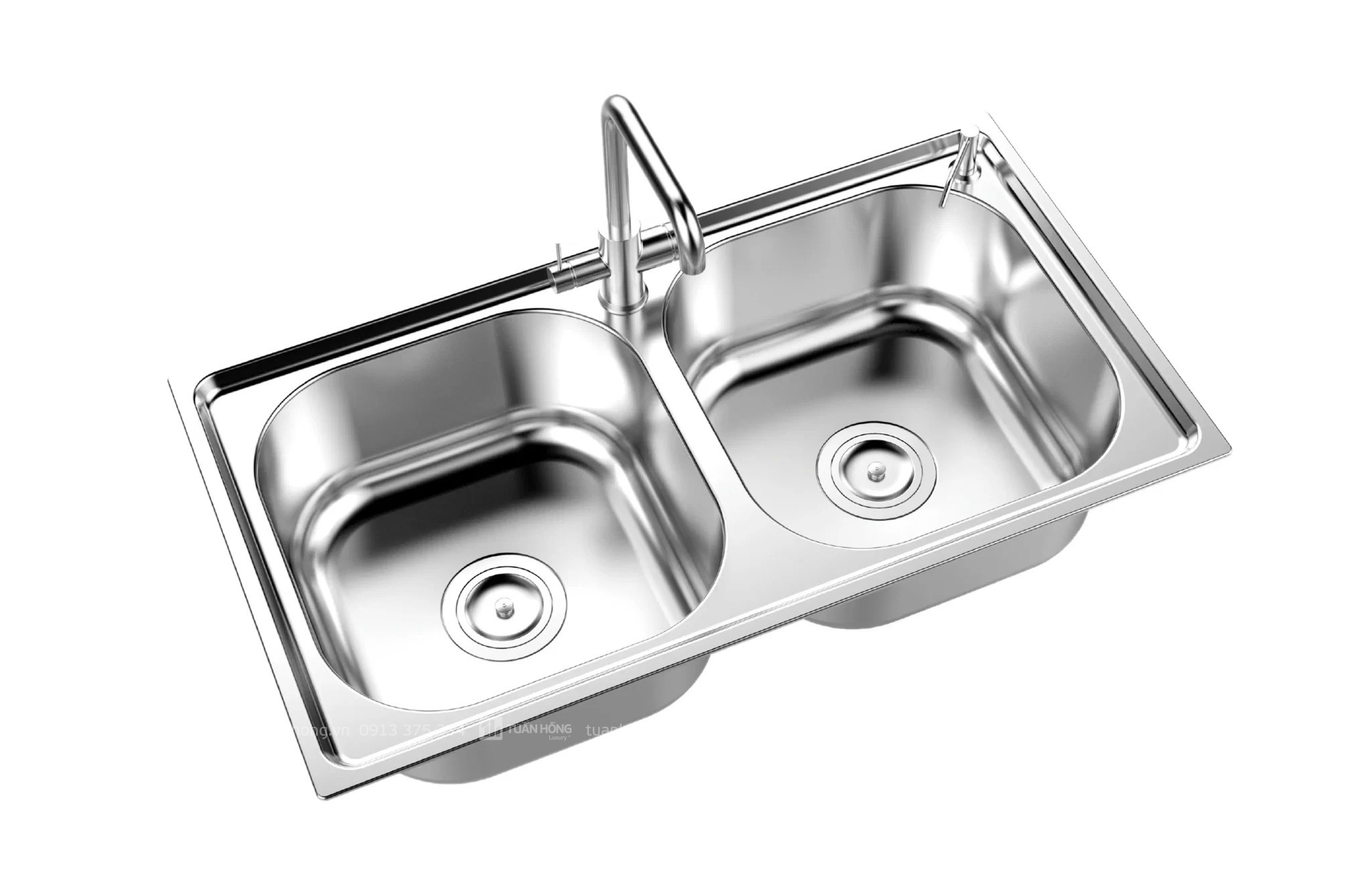 Chậu rửa bát inox Sơn Hà S80 - Ảnh 2