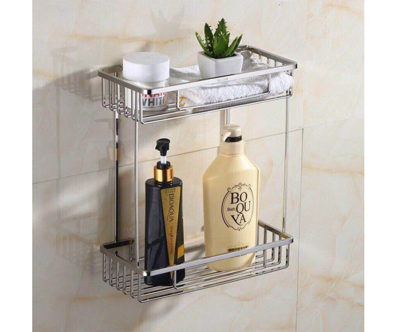 Kệ thẳng nan 2 tầng 1505-2 thuộc thương hiệu Watermax là lựa chọn lý tưởng cho những ai đang tìm kiếm giải pháp lưu trữ gọn gàng, sang trọng trong không gian phòng tắm