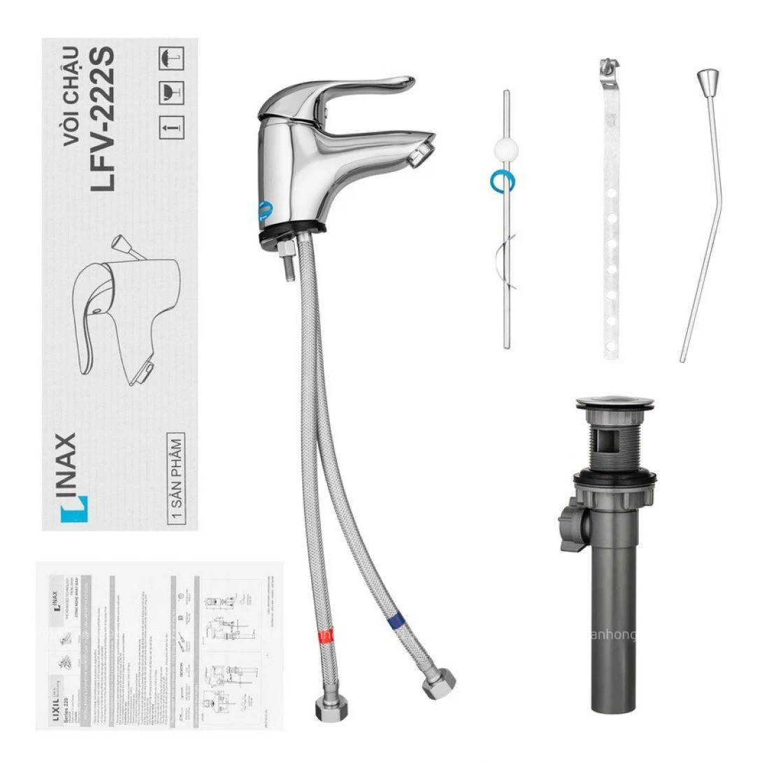 Sen vòi đơn nóng lạnh LFV-222S Inax - Ảnh 2
