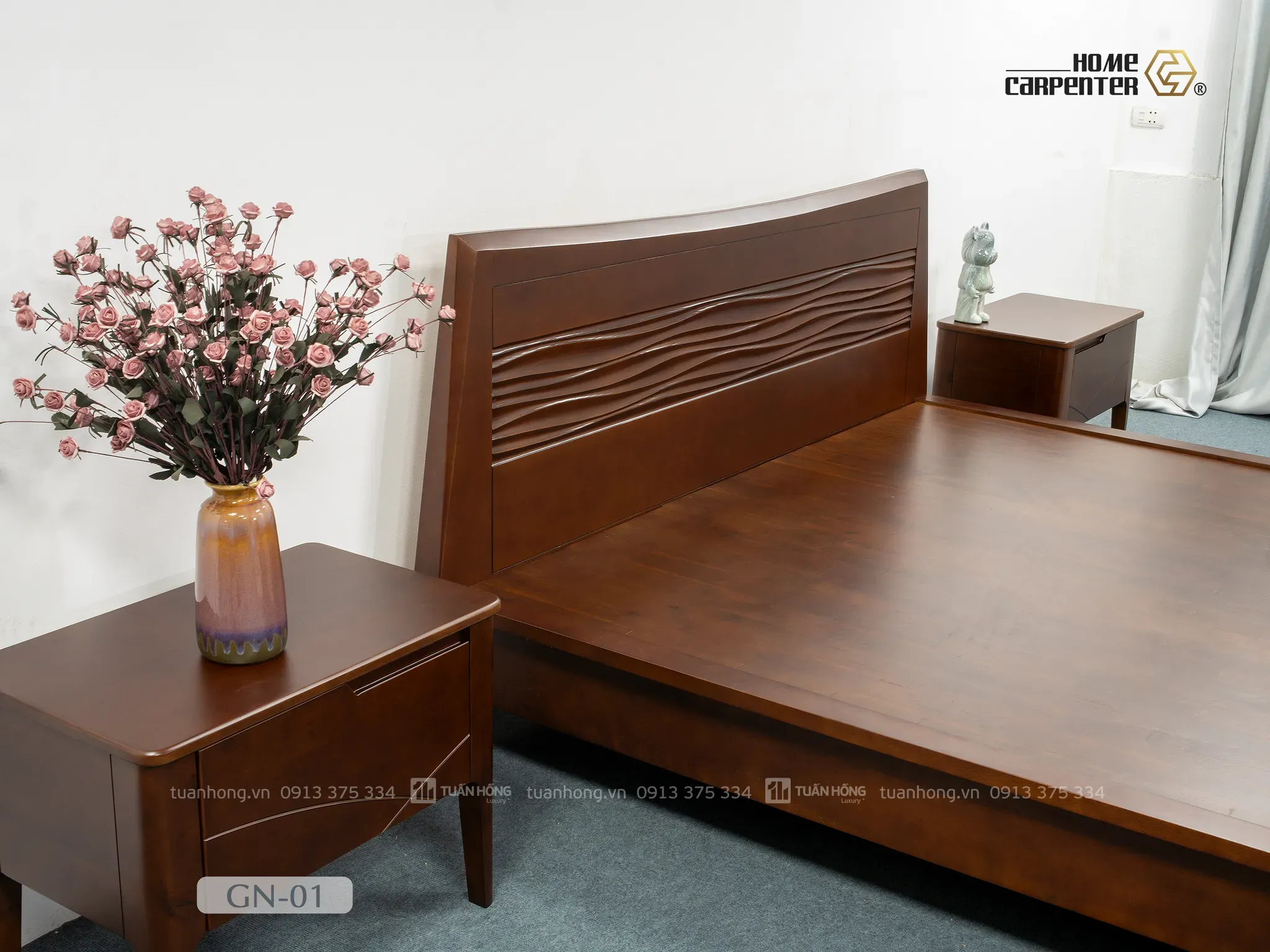 Giường Ngủ Gỗ Tự Nhiên Home Carpenter GN - 01 - Ảnh 4