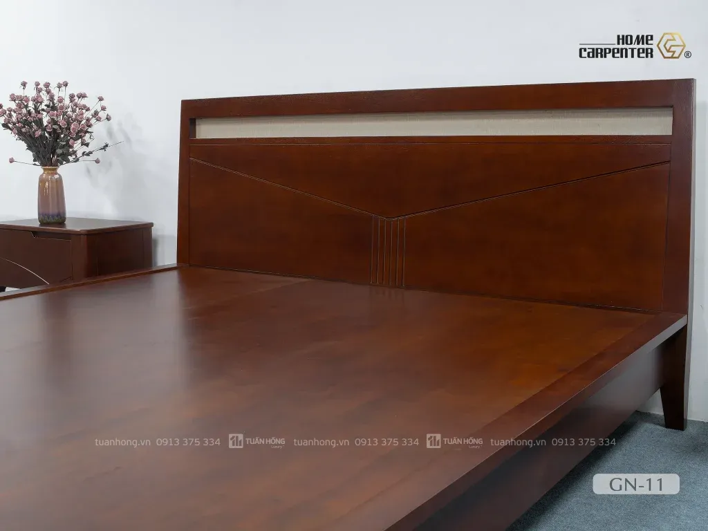 Giường ngủ gỗ tự nhiên Home Carpenter GN-10