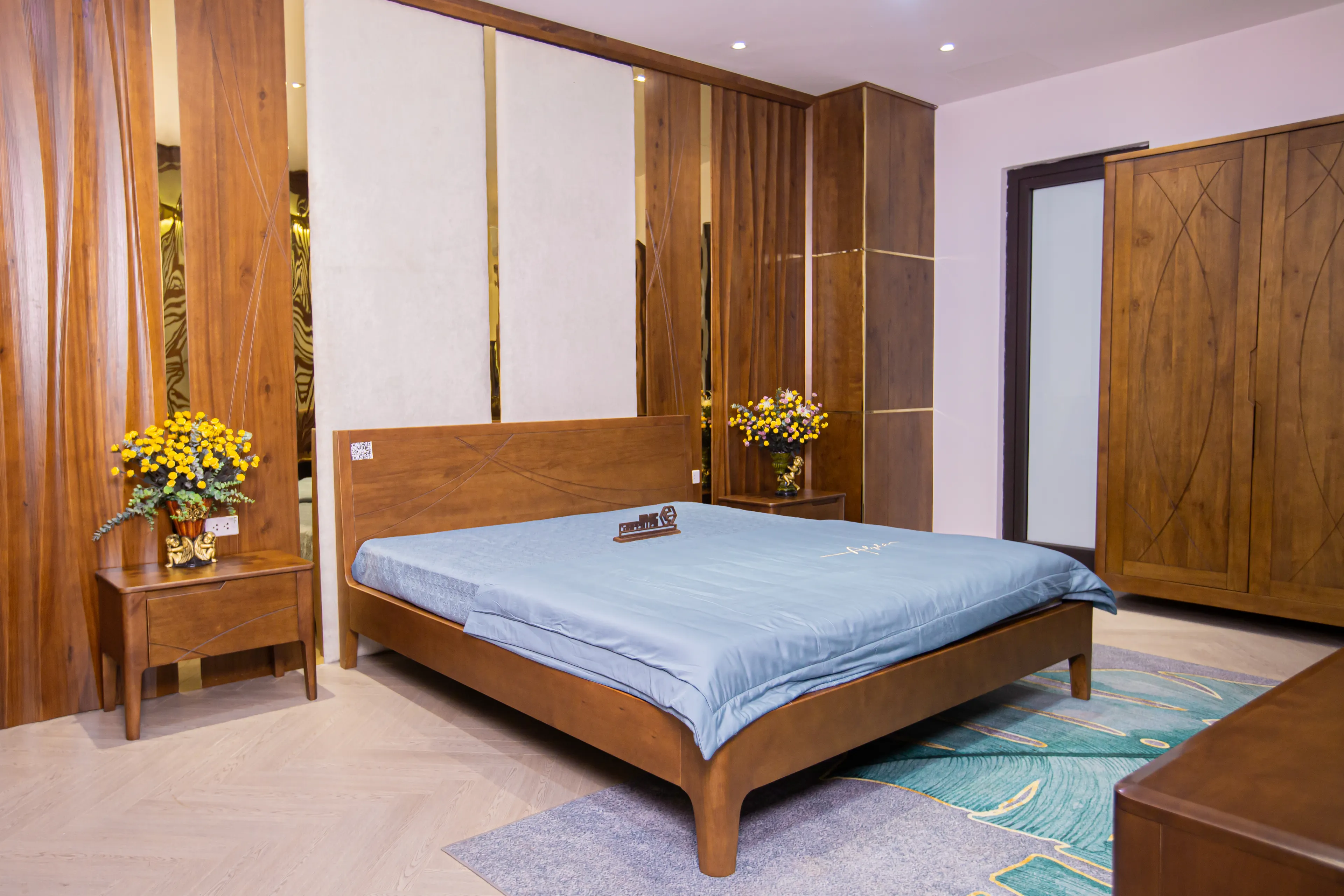 Tab đầu giường gỗ tự nhiên Home Carpenter 01 - Ảnh 2