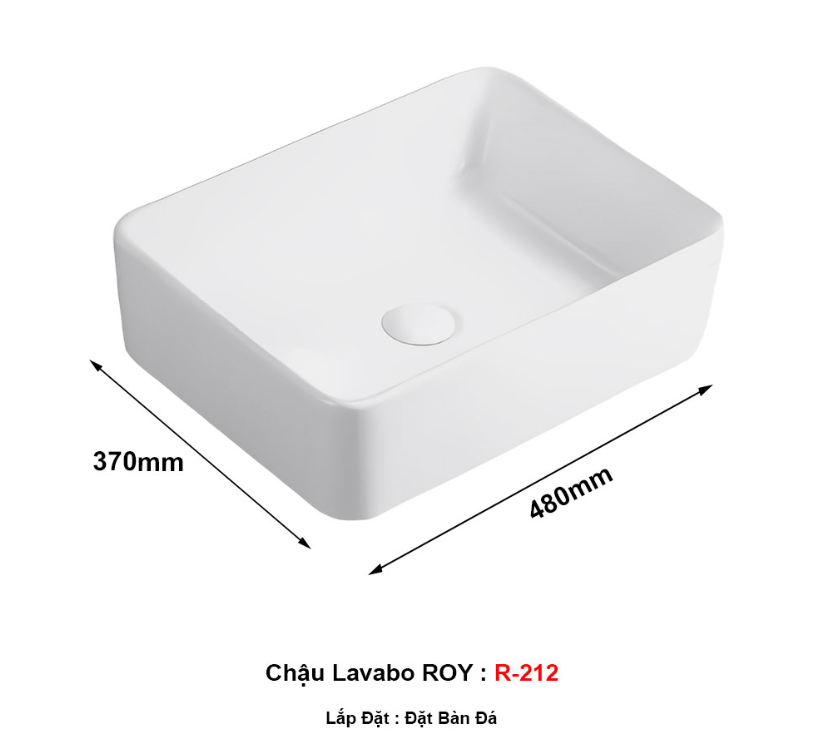 Chậu Lavabo ROY R-212