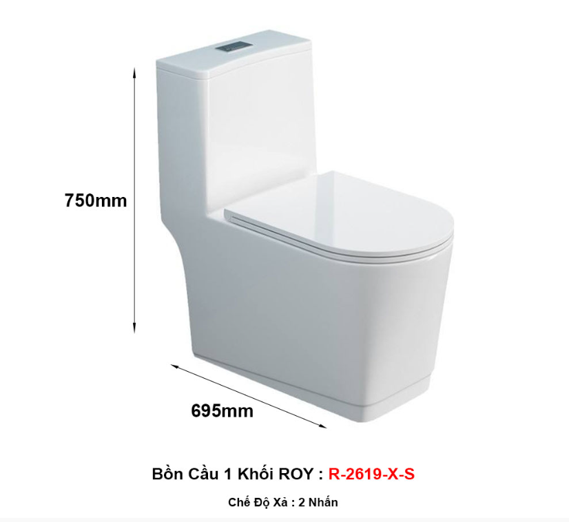 Bồn Cầu ROY R-2619-X-S