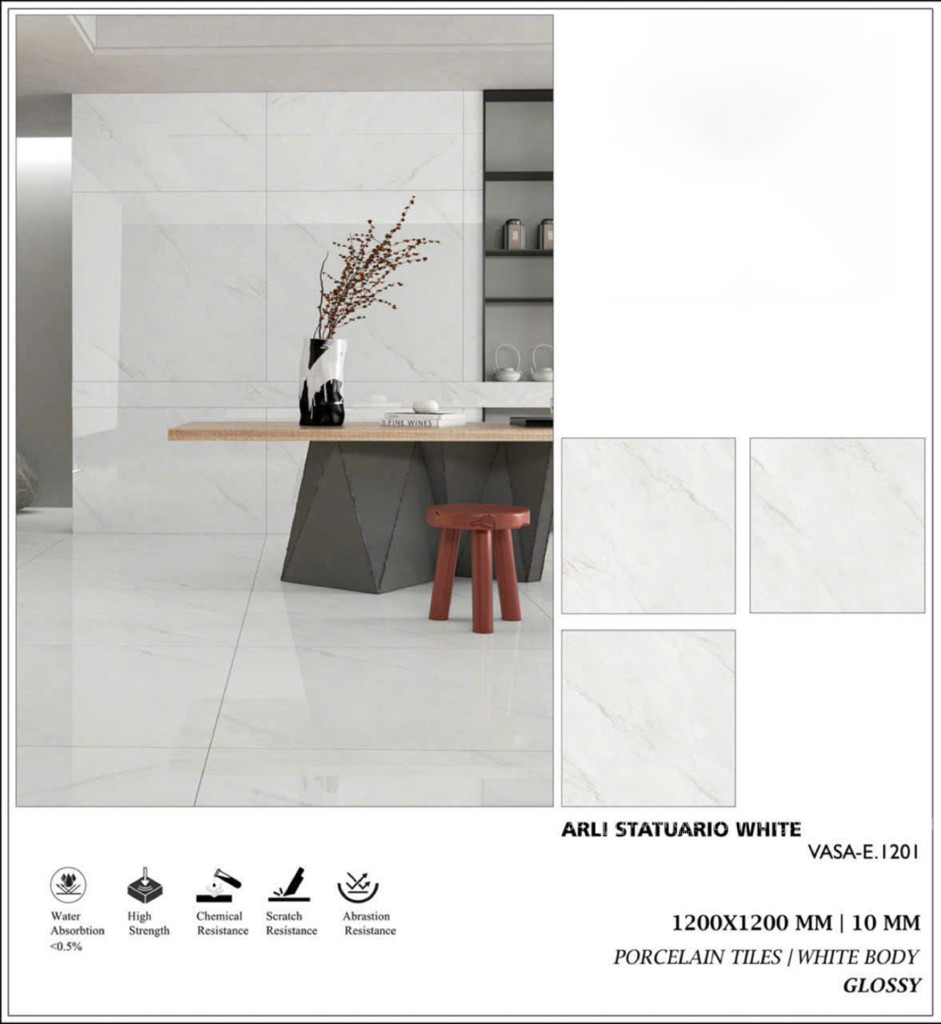 Gạch Lát Nền ARLI STATUARIO WHITE