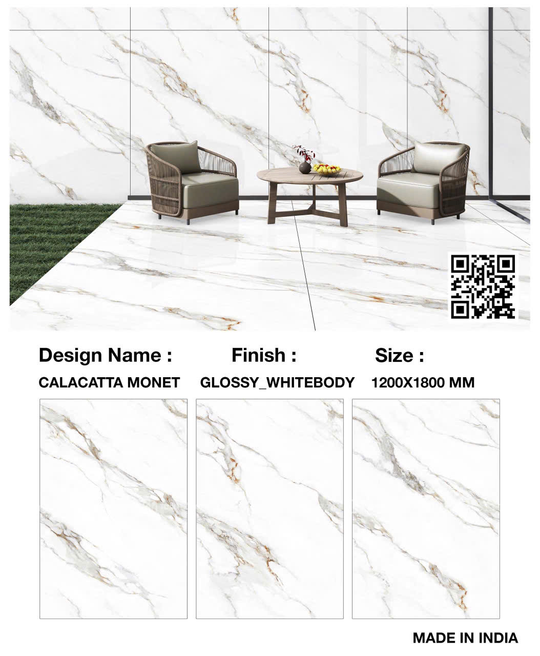 Gạch lát nền CALACATTA MONET