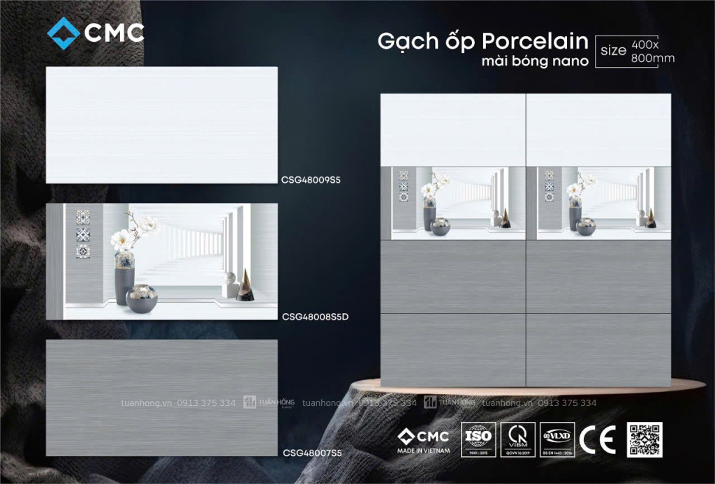 Gạch Ốp CMC CSG48009S5 - 48008S5D - 48007S5