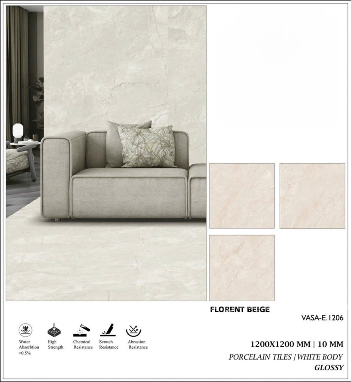 Gạch lát nền FLORENT BEIGE