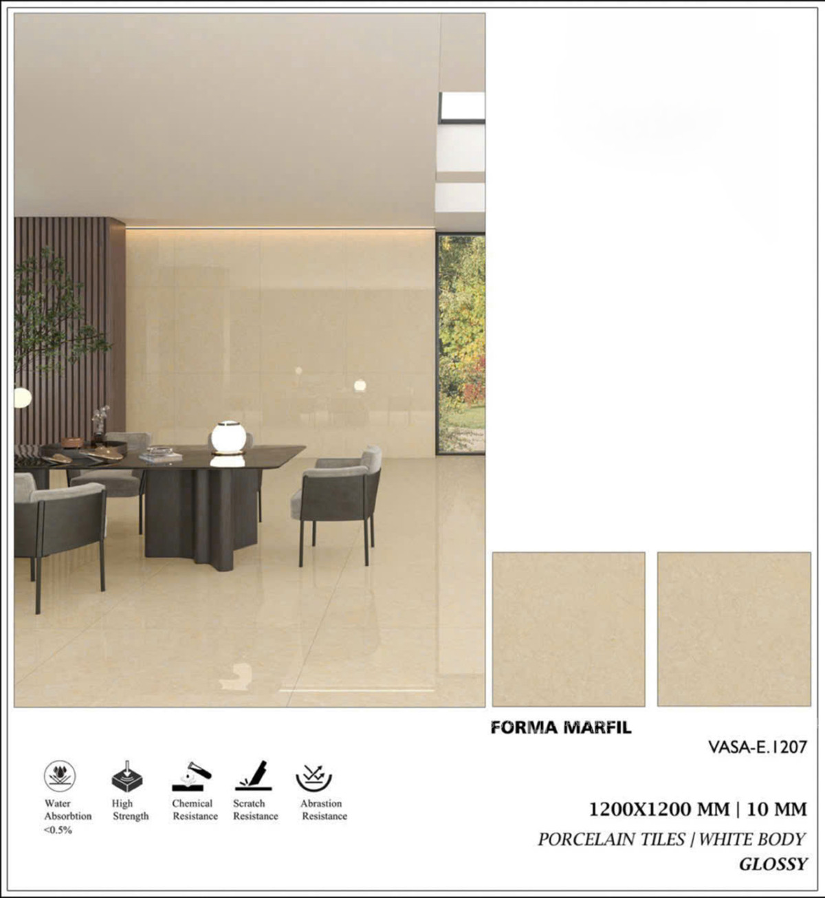 Gạch Lát Nền FORMA MARFIL