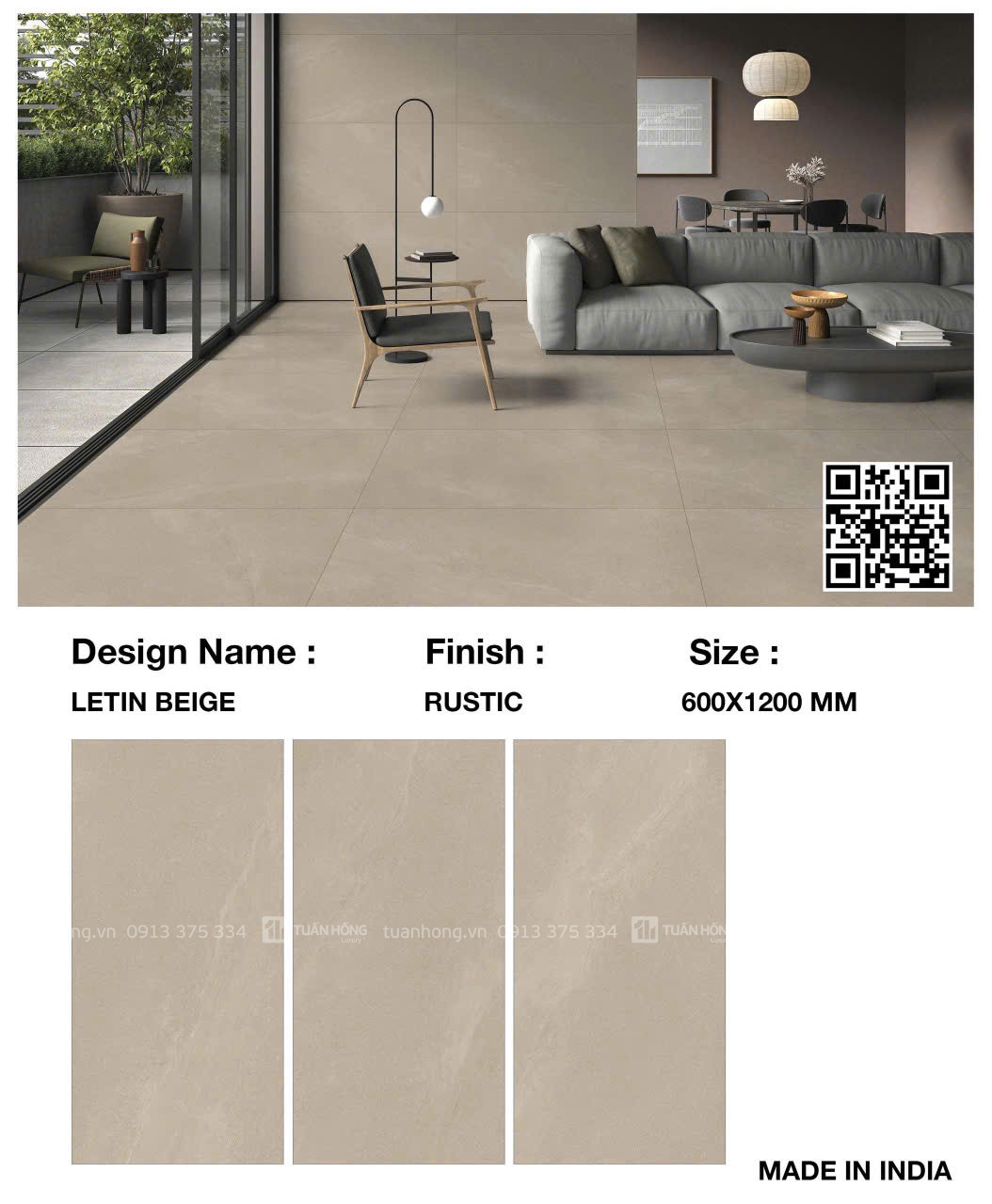 Gạch lát nền LETIN BEIGE