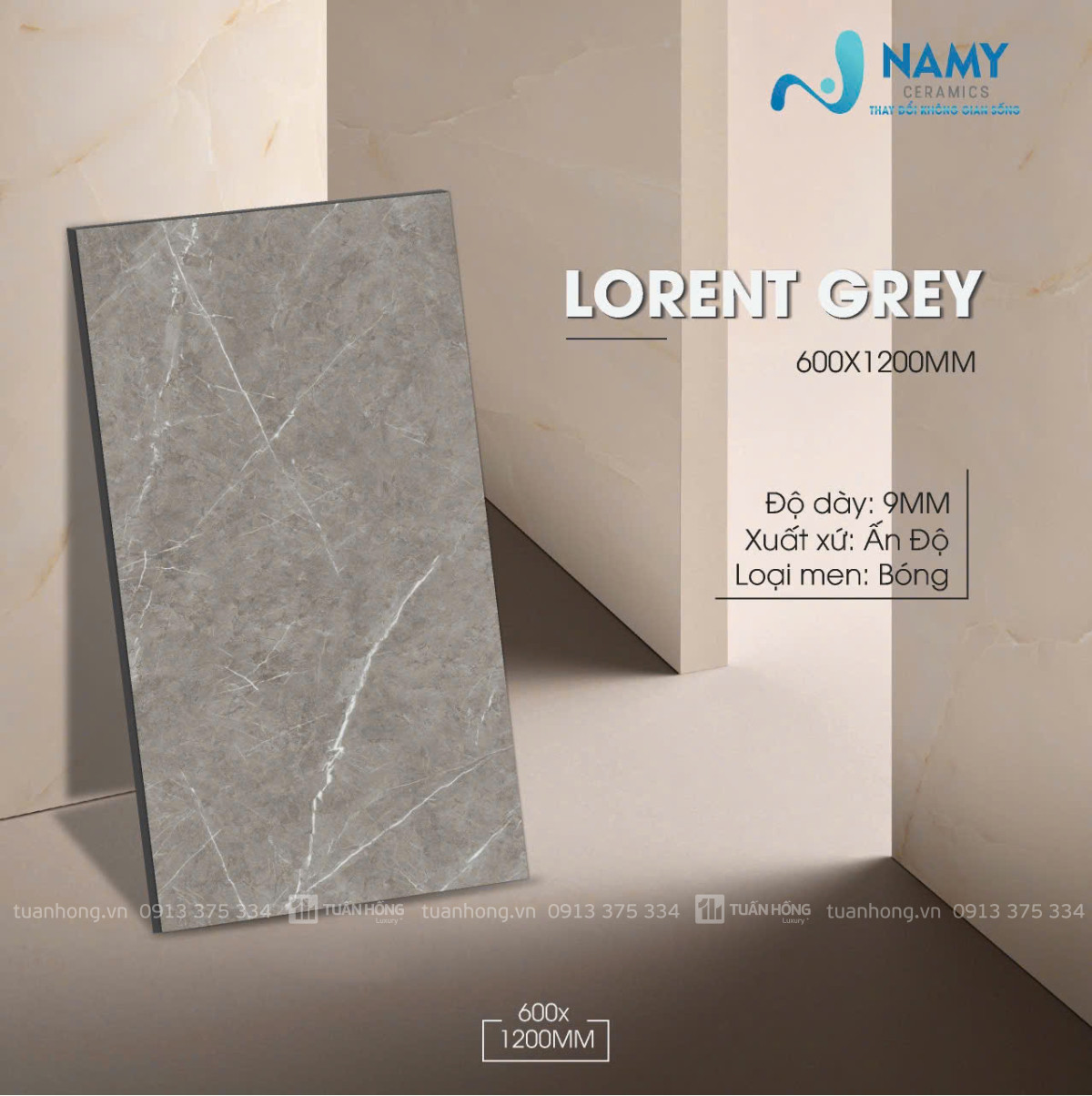 Gạch Ốp Lát LORENT GREY