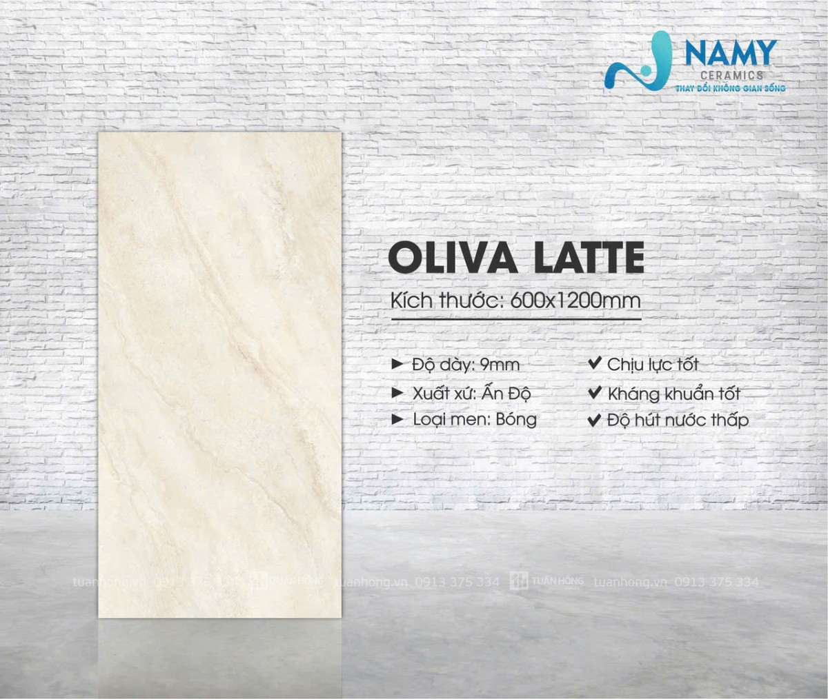Gạch Ốp Lát OLIVA LATTE