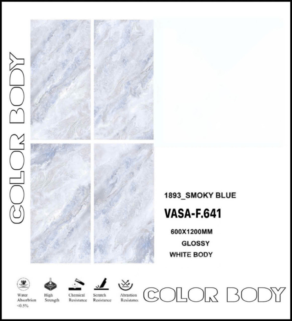 Gạch lát nền SMOKY BLUE