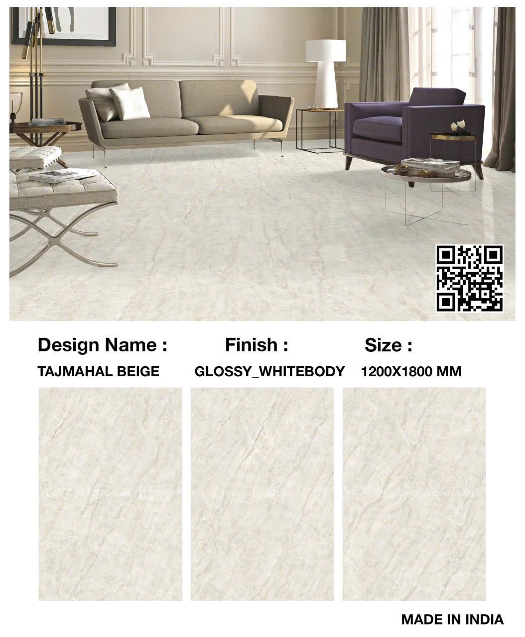 Gạch lát nền TAJMAHAL BEIGE