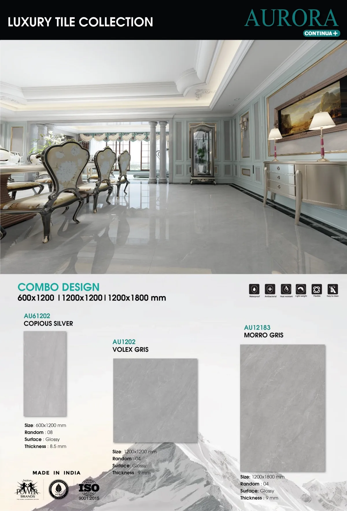 Gạch lát nền vân đá AU61202/AU1202/AU12183