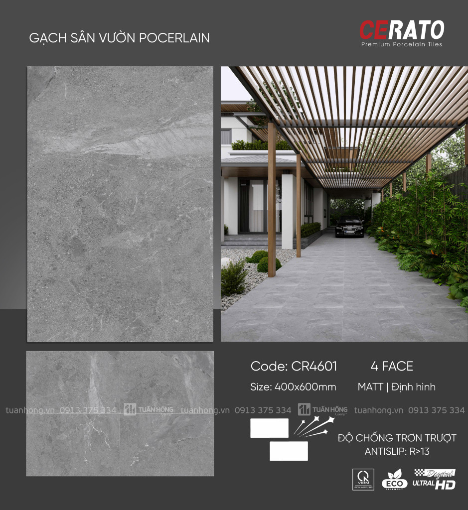 Gạch sân vườn CR4601