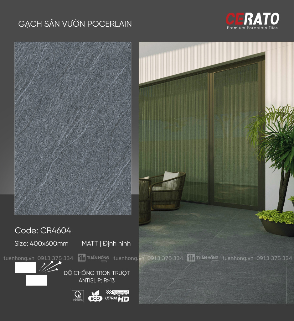 Gạch sân vườn CR4604