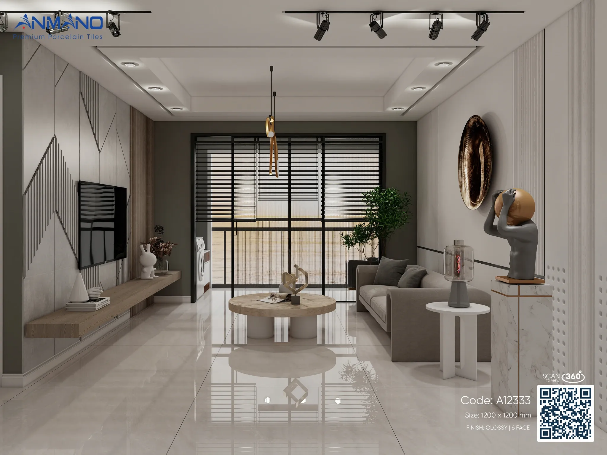Gạch lát nền A12333 - Ảnh 5